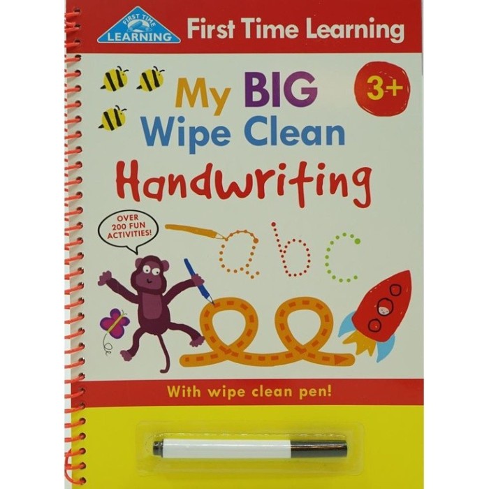 

First Time Learning: Wipe Clean Numbers & Handwriting Buku Import