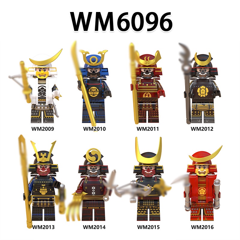 Ninja Mini Figure Tentara Medieval Samurai Jepang Samurai Oriental Mini Figure Puzzle Rakitan Blok Bangunan Mainan Hadiah Ulang Tahun