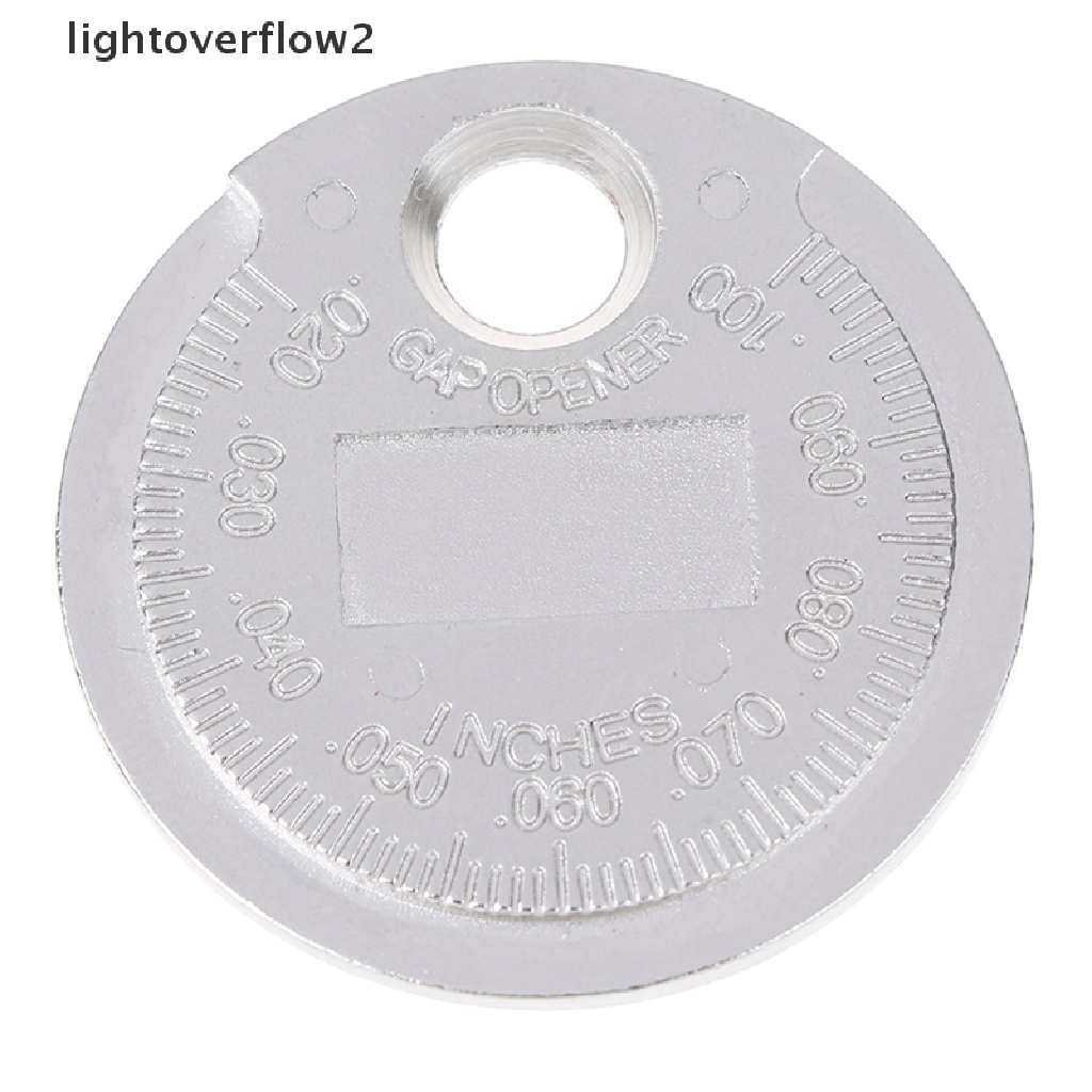 [lightoverflow2] Spark plug gap gauge Alat Ukur Tipe Koin 0.6-2.4mm range spark plug gage [ID]