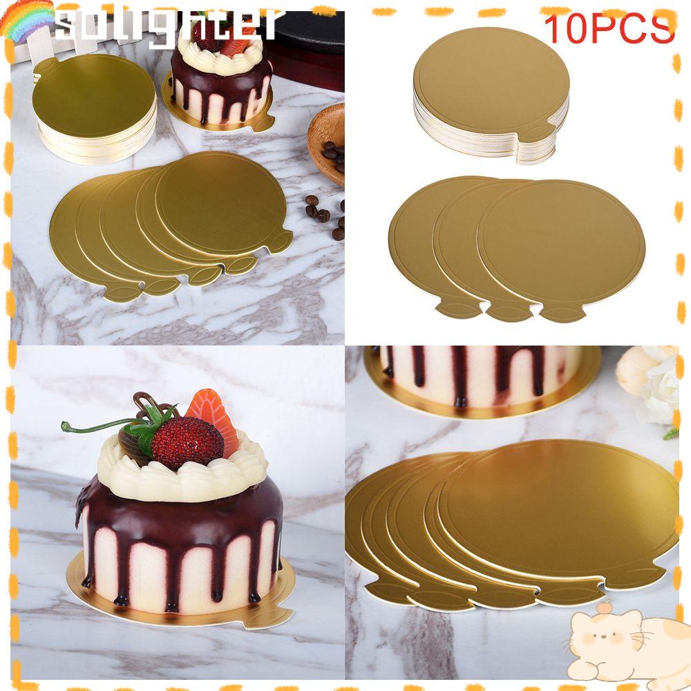 Solighter Cake Board Kertas Keras Dapur Baking Dessert Tray