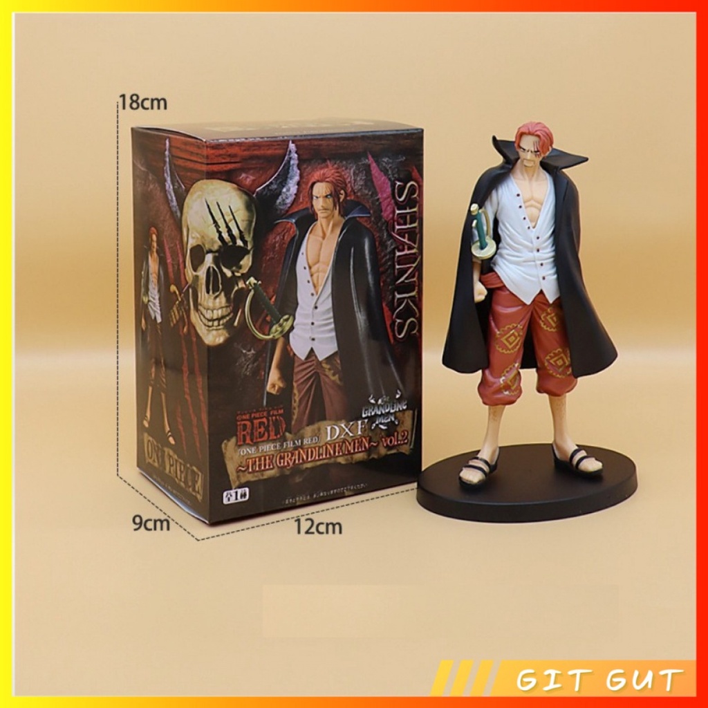 Action Figure Pajangan One Piece Red Haired Shanks