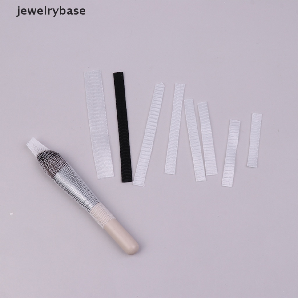 [jewelrybase] 20pcs Mesh Fleksibel Jaring Pelindung Penutup Make Up Brushes Guard Alat Kecantikan Butik