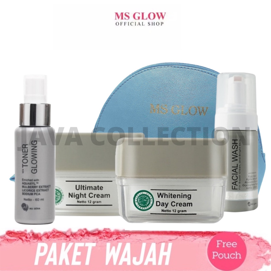 Penghilang Flek hitam Ms glow ultimate series - Paket msglow flek