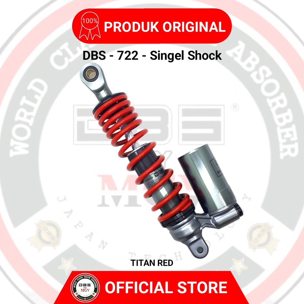 [ BISA COD ] Shock Tabung DBS 722 E SERIES YAMAHA LEXI FREEGO