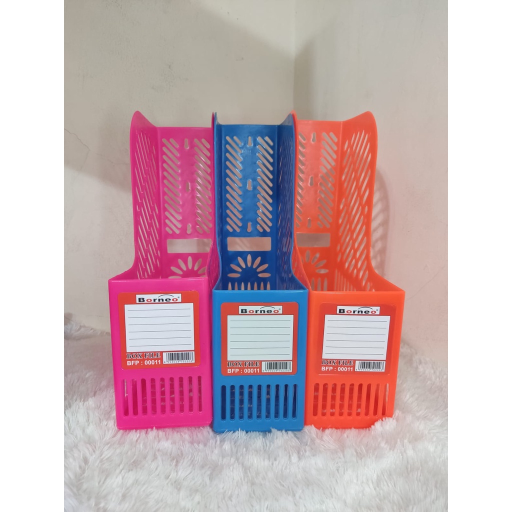 

Box File Plastik Borneo FLUO Warna Terang BFP