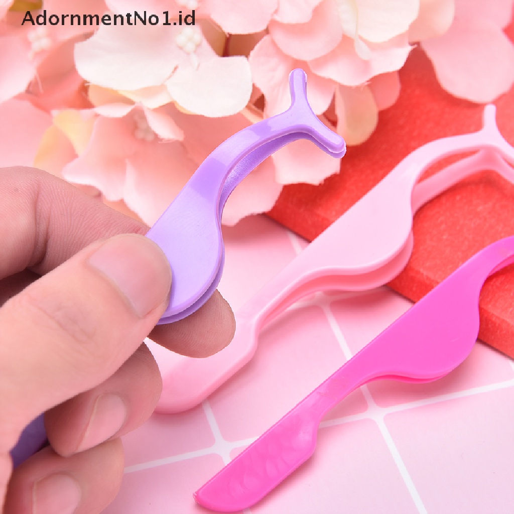 [AdornmentNo1] Pinset Extension Bulu Mata Plastik Bantu Penjepit Klip Alat Makeup Bulu Mata [ID]