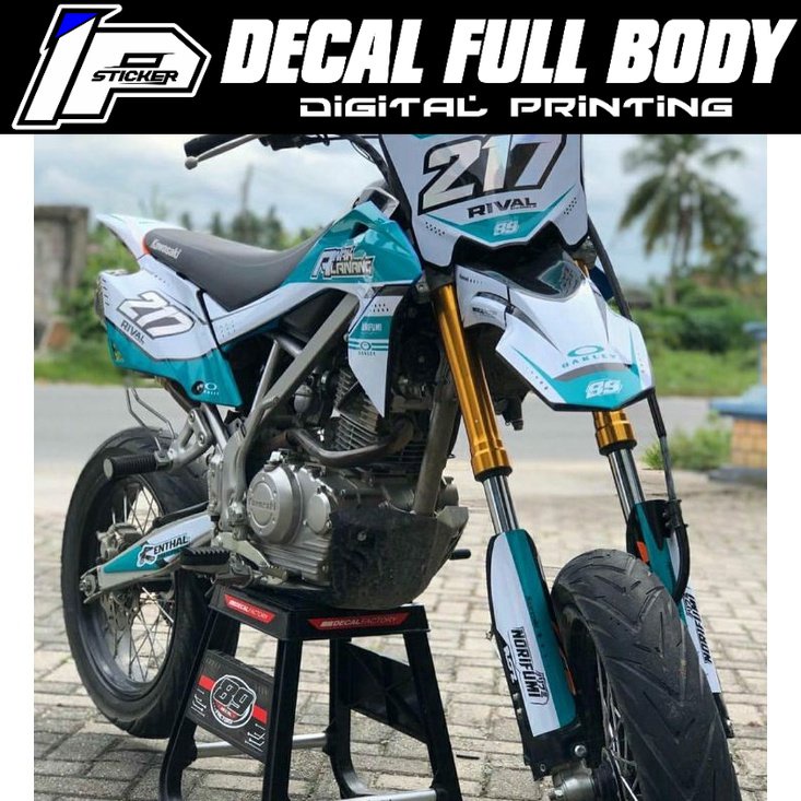 DECAL COSTUM D TRACKER /KLX/CRF