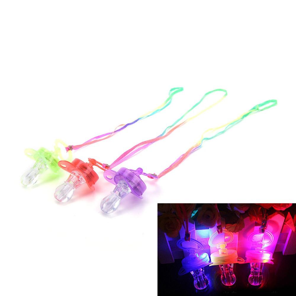 Lanfy Whistle Dot Dengan Lanyard Perlengkapan Pesta Elektronik Party Toys Glow in The Dark Kedip Peluit LED Glow Peluit Canda Dot Mainan LED Dot Peluit