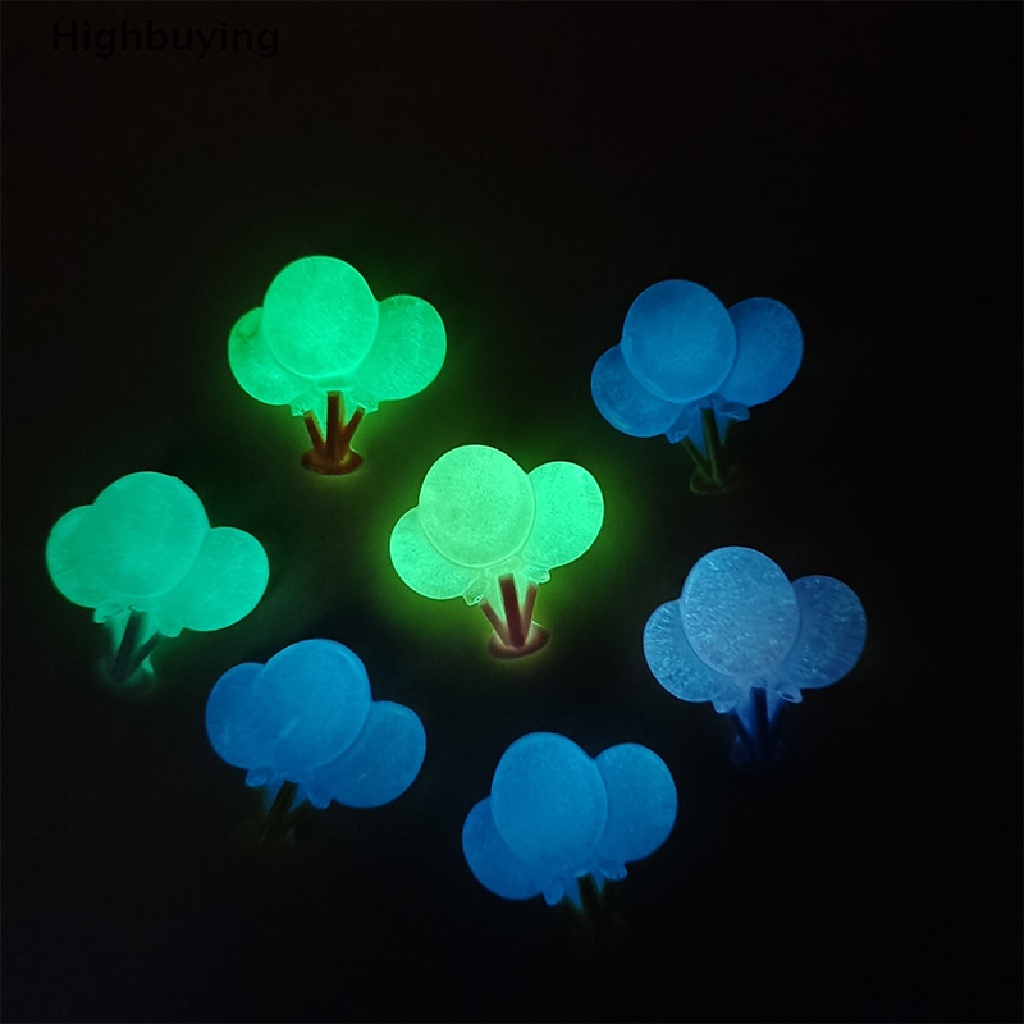 Hbid 10Pcs Glow in the Dark Balon Transparan Perhiasan Aksesoris Handmade DIY Bahan Resin Aksesoris Glory