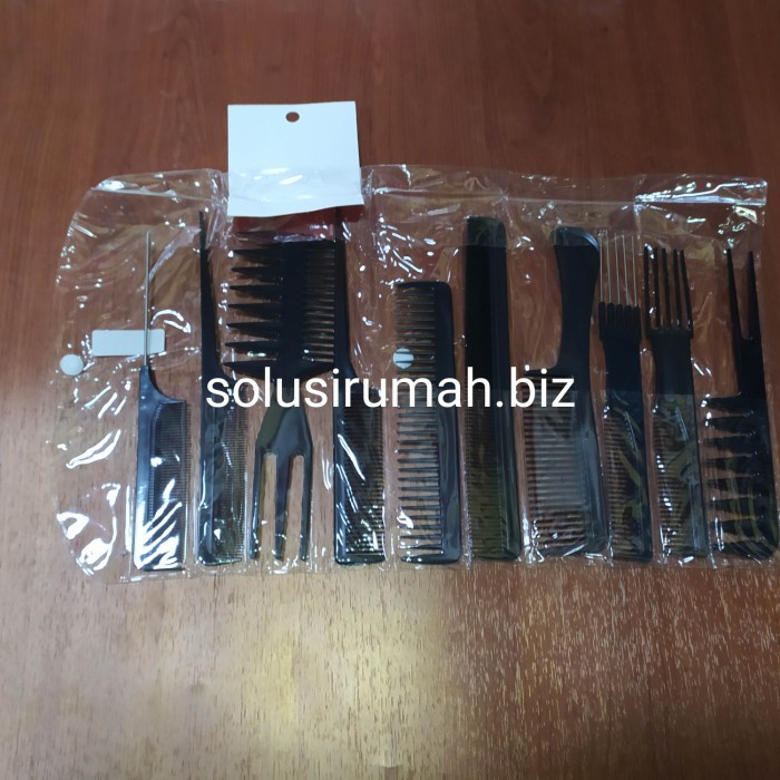 SISIR RAMBUT SET 10PCS BARBER SHOP SALON PANGKAS PENATA MODEL