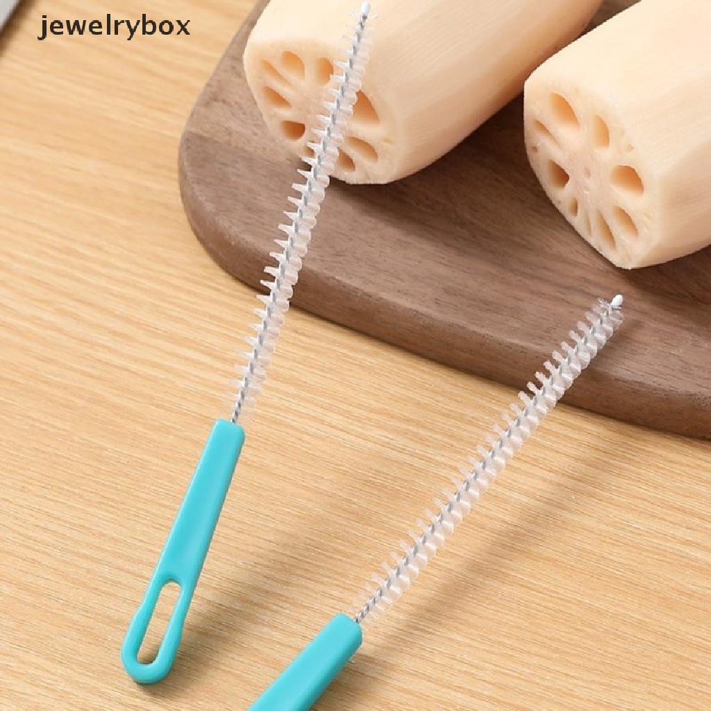 [jewelrybox] Sikat Spiral Tabung Nylon Straw Set Sedotan Minum Sikat Pembersih Clean Tools Butik