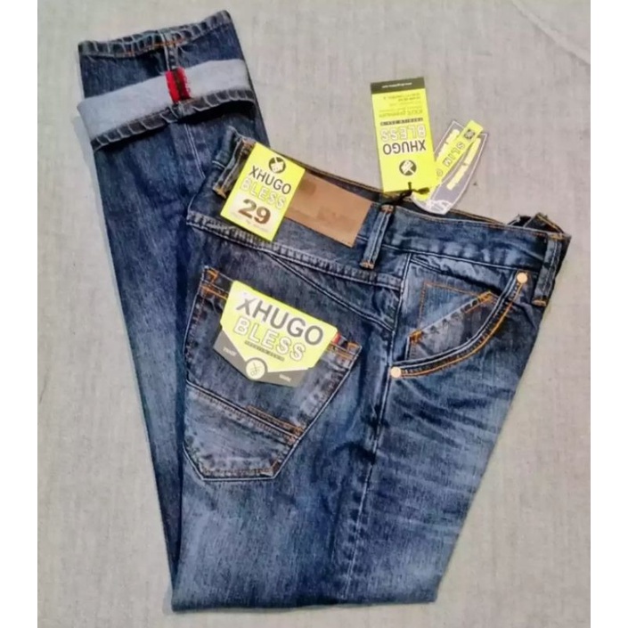 JEANS DENIM PRIA ORIGINAL - HUGO BLESS//CELANA JEANS PRIA ORIGINAL KTR