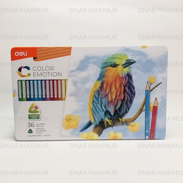 

DON40- Colored Pencil / Pensil Warna 36 Warna DELI C00235 (SET) TERBARU