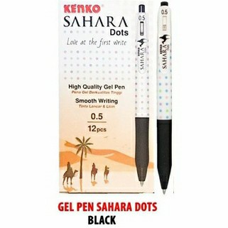 

Gelp Pen KENKO SAHARA 0.5 mm DOTS (Satuan)