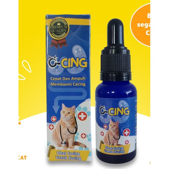 O-Cing 20ml Obat Cacing Untuk Kucing