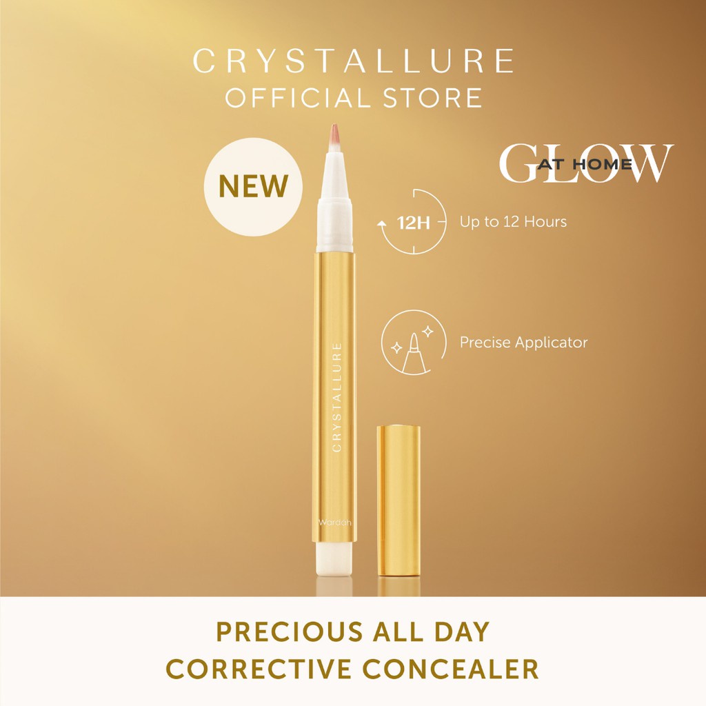 Rumah Cantik 354 Wardah Crystallure Precious All Day Corrective Concealer 1.9 ml - High coverage