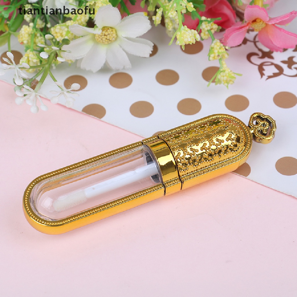 [tiantianbaofu] Pretty lip gloss tube lip balm bottle container refillable empty lip gloss tube Boutique