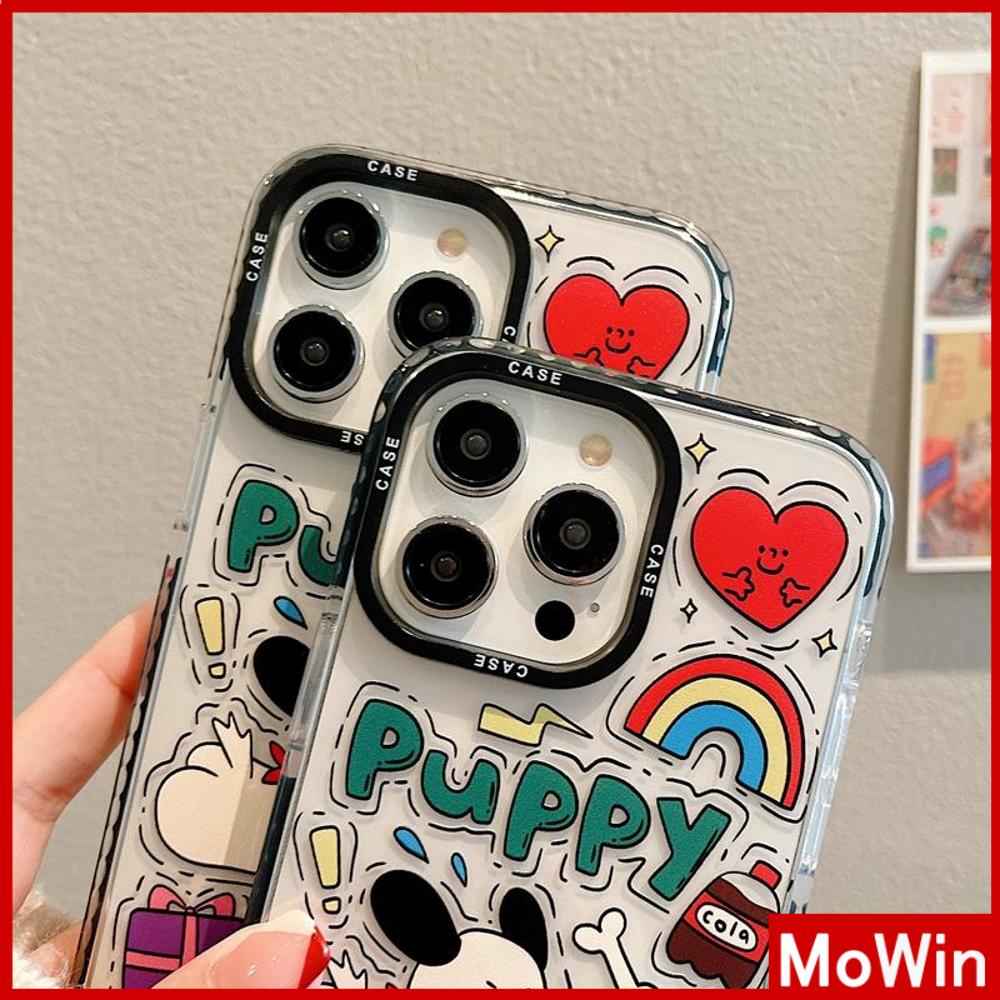 For iPhone 14 Pro Max iPhone Case Soft Case Clear Case Thick Shockproof Camera Protection Frame Cute Puppy Compatible with iPhone 13 Pro Max 12 Pro Max 11 Pro Max XR XS MAX 7Plus