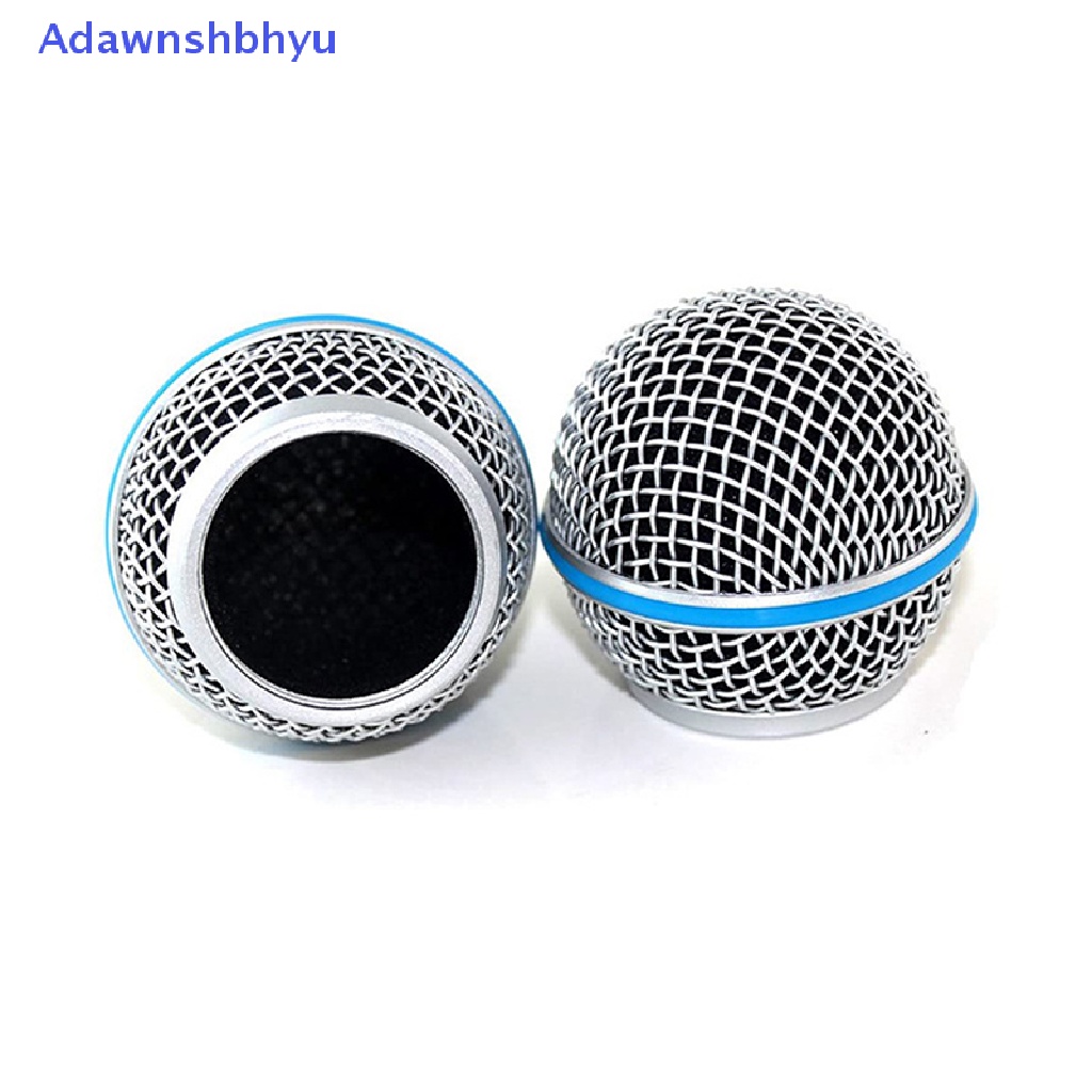 Adhyu Microphone Grill Head Microphone Grille Ball Head Cover Parts Aksesori Pengganti Logam Mikrofon Kepala Mesh DIY Bagian Aksesori Untuk Shure beta58a ID