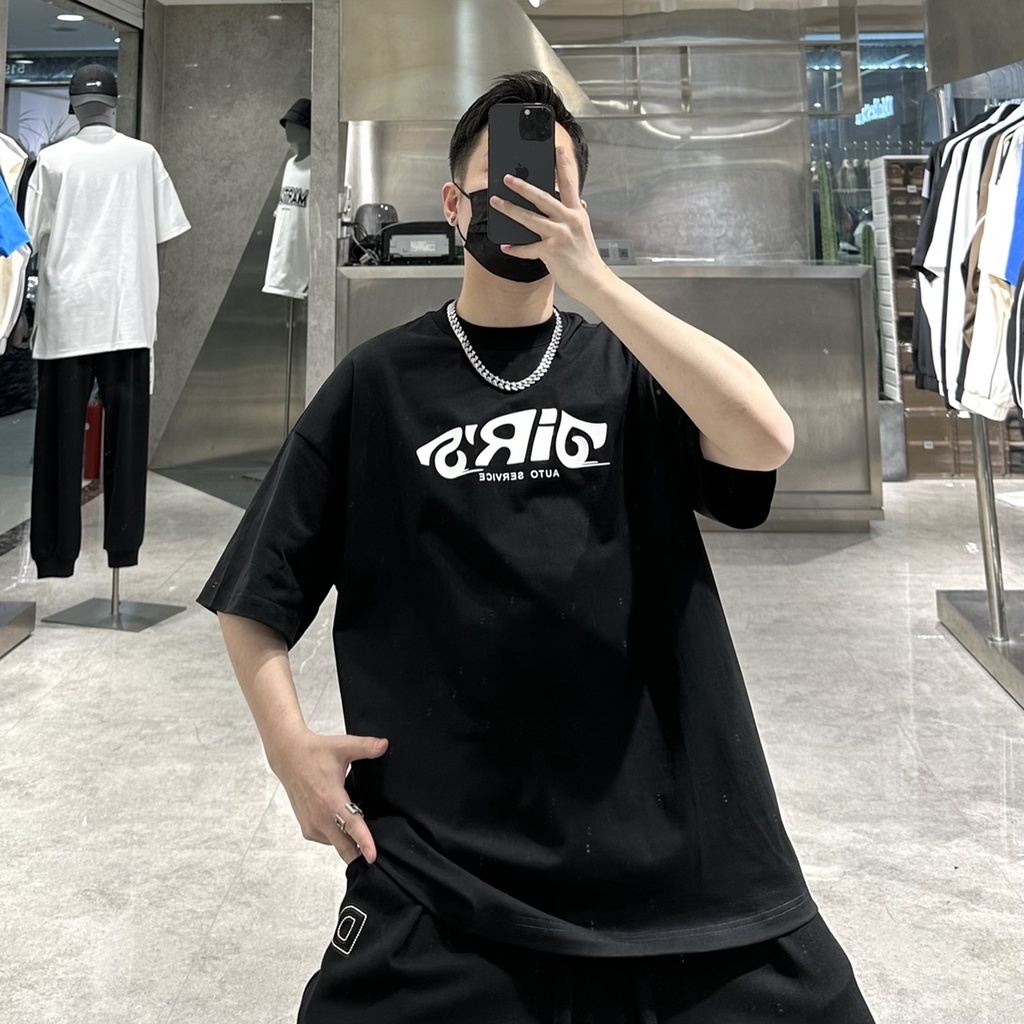 FASHION BRAND SPRING AND SUMMER SHORT-SLEEVED T-SHIRT MEN'S INS FASHION LOOSE ROUND NECK PURE COTTON BACK CARTOON PRINTING YOUTH HALF-SLEEVE FASHION T KAOS OVERSIZED KOREAN 3/4 SLEDOVED KAOS PRIA BAJU OVERSIZE PRIA ATASAN PAKAIAN POLOS