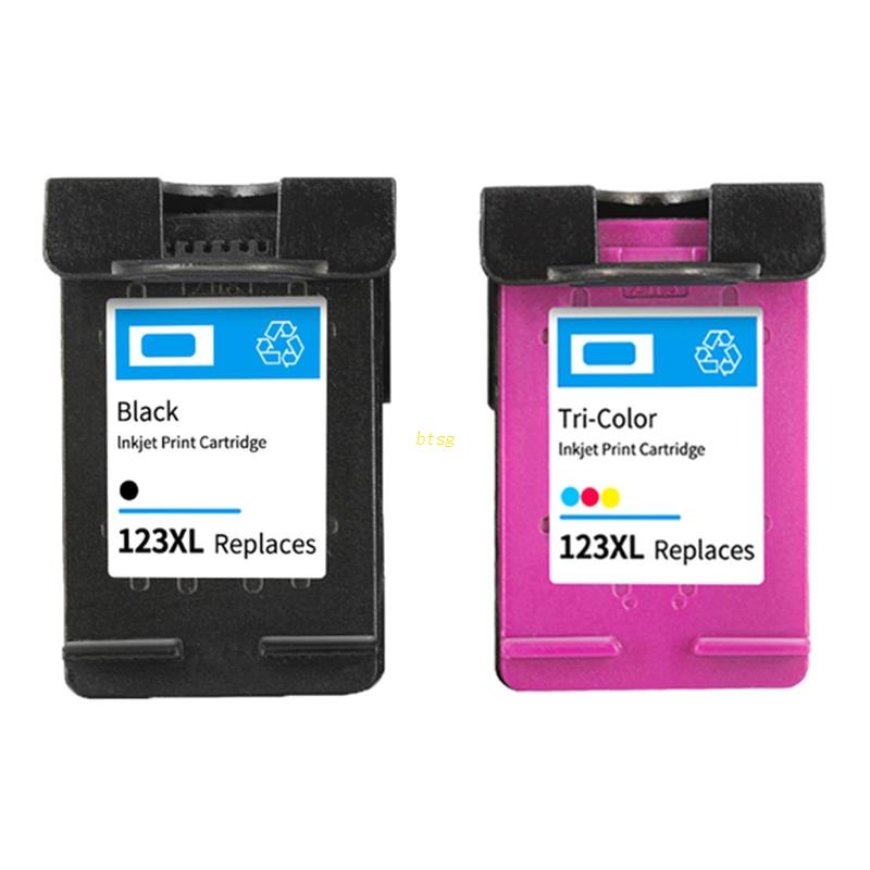 Btsg Untuk hp123XL Kartrid Tinta Untuk HP Deskjet 1110 2130 2132 2133 2134