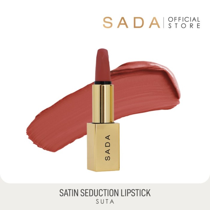✿ BISA COD✿ SADA by Cathy Sharon Satin Seduction Lipstick - 01 suta