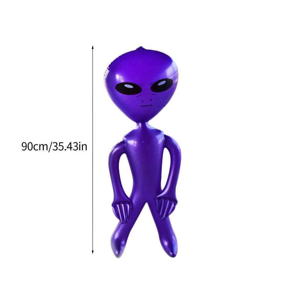 Needway   Mainan Alien Tiup Untuk Festival Novelty Halloween Dekorasi Untuk Ulang Tahun Anak Brithday Party Supply Party Supplies Birthday Party Decor Inflatable Party Toys