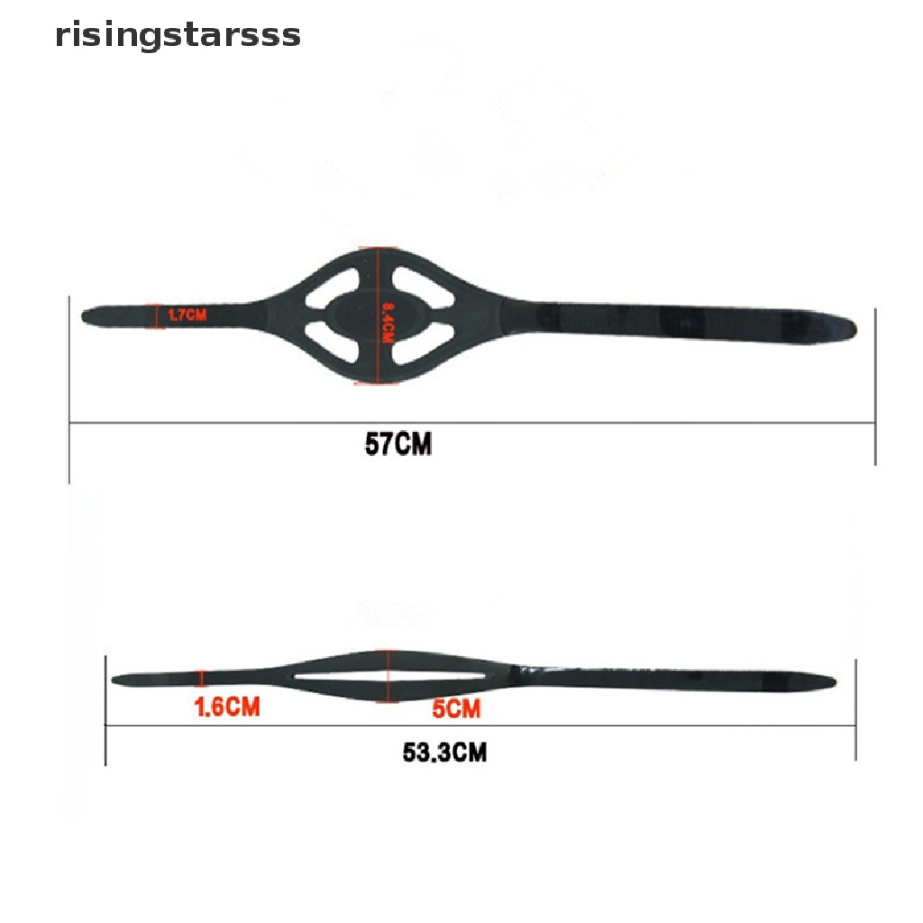 Rsid Span-new Karet Selam Snorkeling Renang Masker Strap Pengganti Aksesoris Soft Jelly