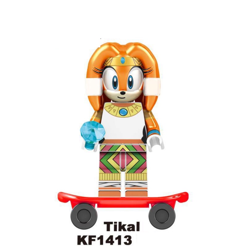 Pumping Le Series Boneka Mini Dengan Skateboard Ray Ruibi Bic Charmi Tikal Blaze Stone Puzzle Merakit Mainan