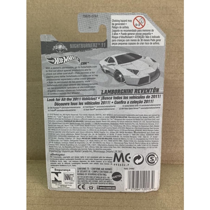 Hotwheels Lamborghini Reventon Kuning 2010