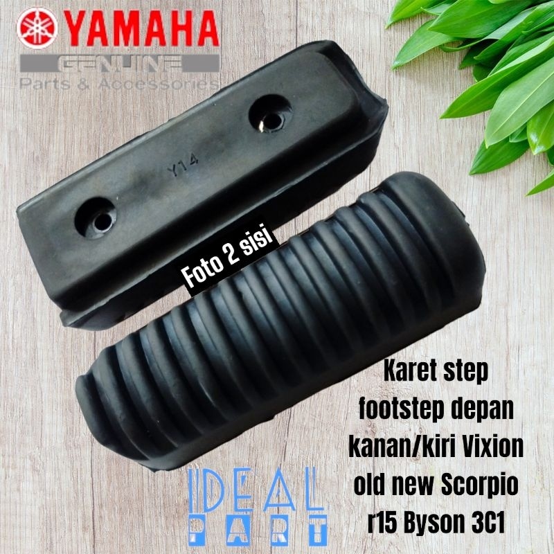 karet footstep depan karet step depan Vixion old new r15 Byson Scorpio 3C1 kanan atau kiri
