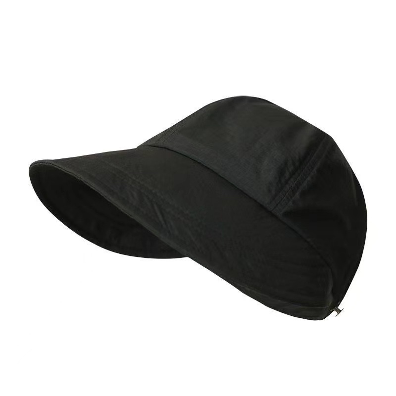 Topi Nelayan Pinggiran Besar Anti Matahari Katun Bernapas Tipis