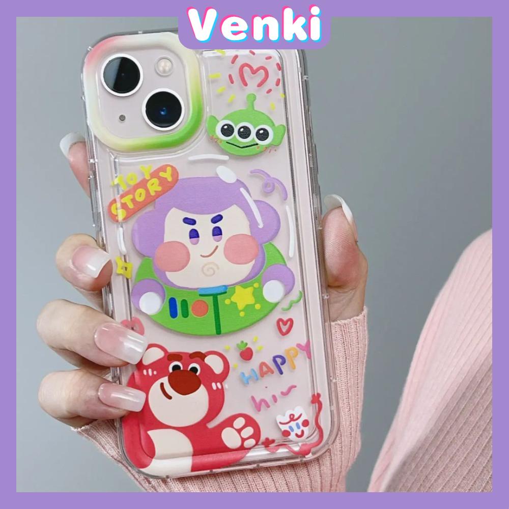 Case For iPhone 14 Pro Max Soft TPU Clear Jelly Airbag Case Cute Cartoon Astronaut Camera Protection Shockproof For iPhone 14 13 12 11 Plus Pro Max 7 Plus X XR