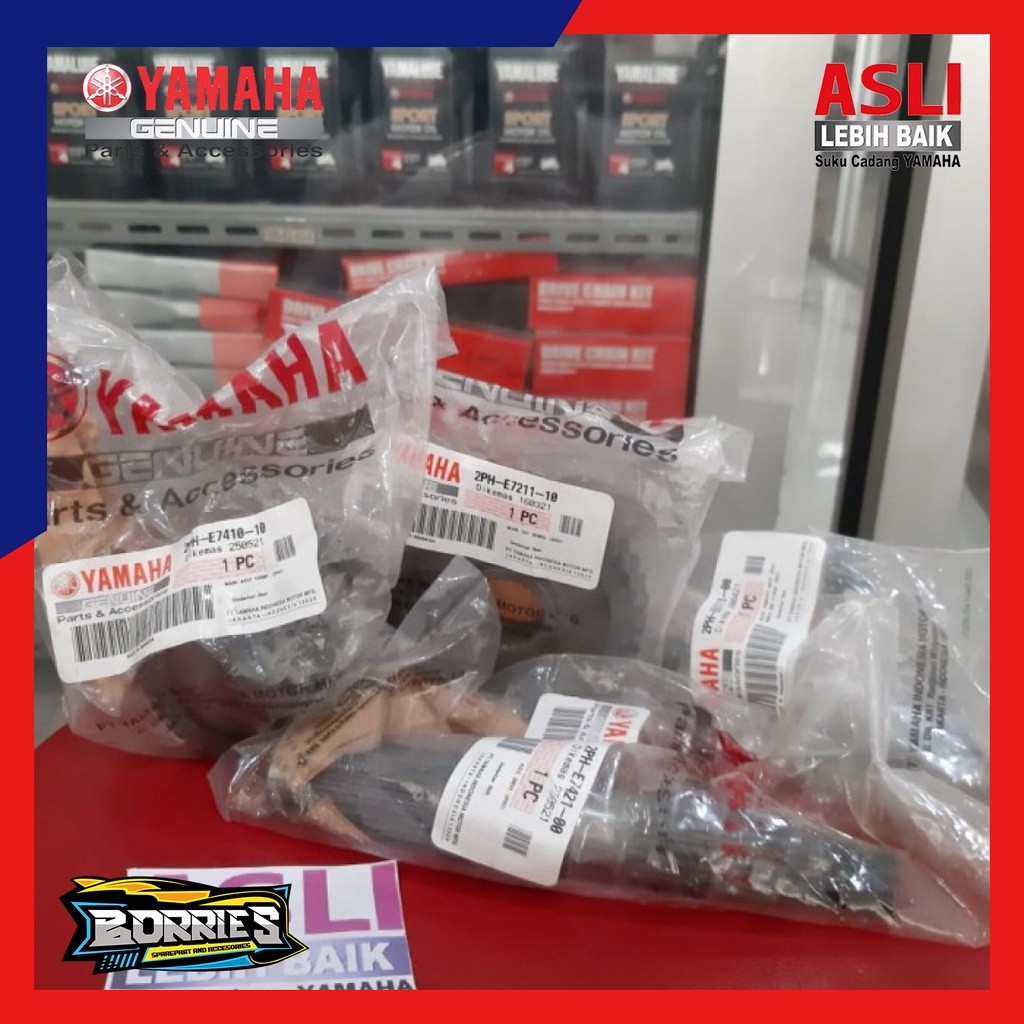 Gear Box Rasio Set Mio M3 Fino Xride dan Soul GT 125 Original Yamaha