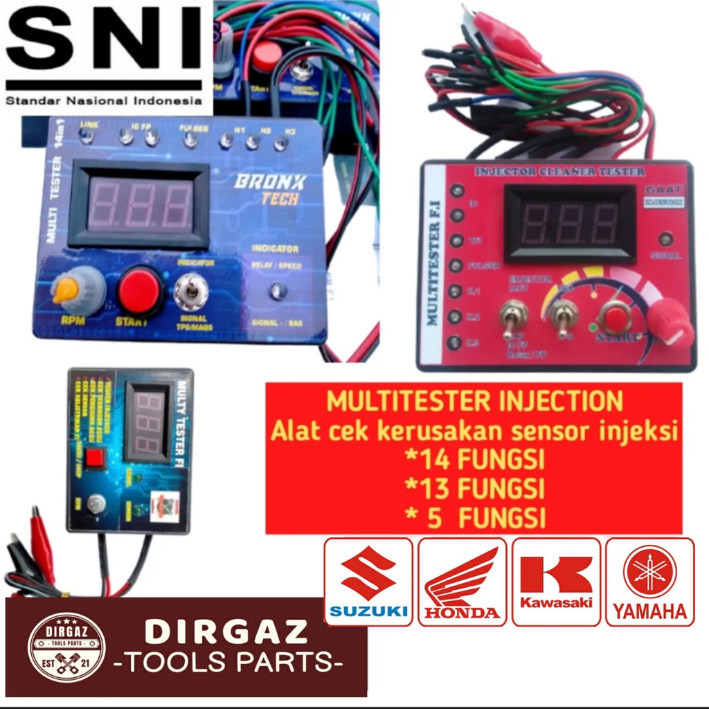 [COD] Multitester digital fi alat cek kerusakan sensor injeksi alat riset motor injeksi tester digit