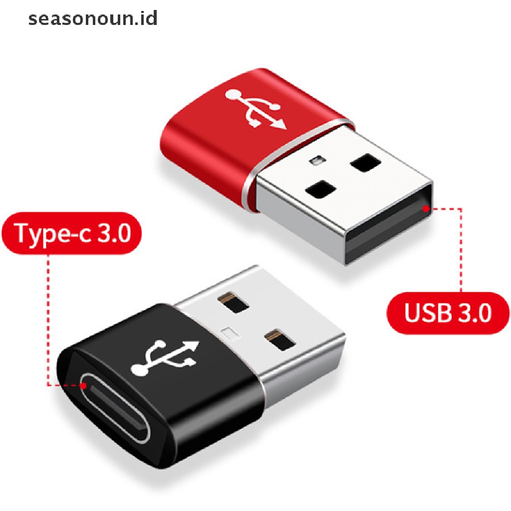 Seasonoun 1pcs USB C 3.1 Tipe C Female to USB 3.0 Type A Male Port Converter Adapter NEW.