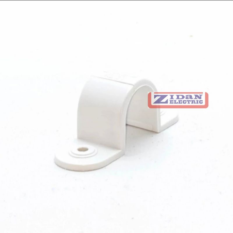 Klem Pipa Listrik 20mm / Klem Pipa Conduit PVC 20mm / Clamp Pipa 20mm Erke