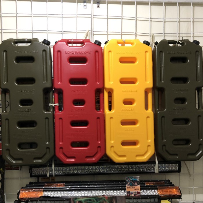 Long haul jerigen jerrycan bensin jeep rubicon hardtop jimny offroad