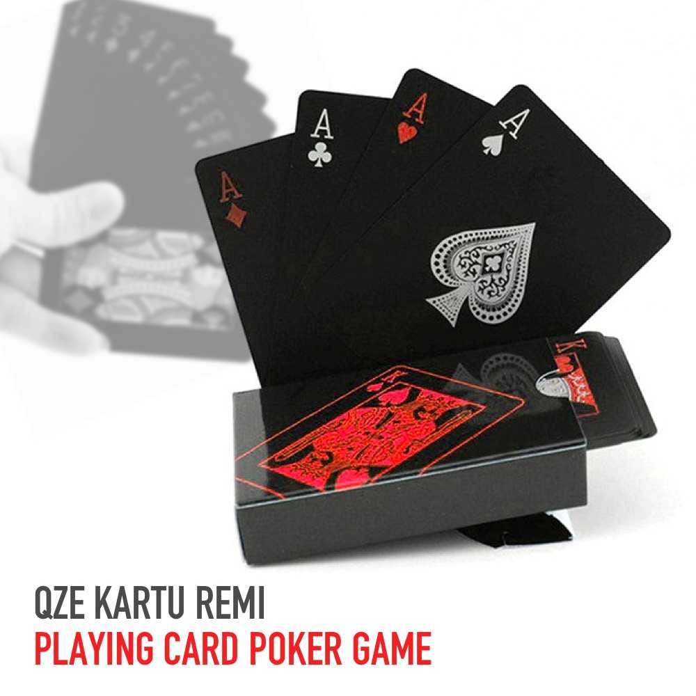 (BISA COD) FTIHSHP QZe Kartu Remi Playing Card Poker Game - Q24KG