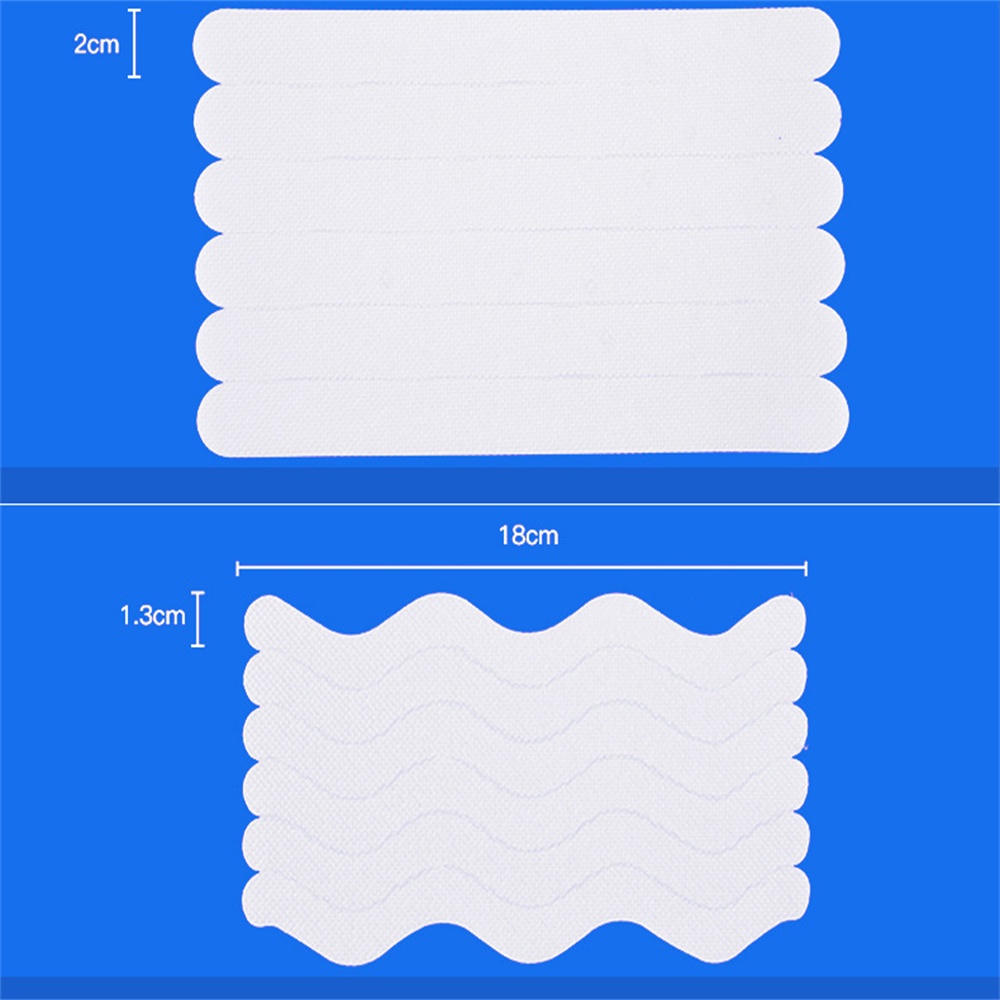 ღ 24Pcs Kamar Mandi Non-slip Shower Stiker Tahan Air Bathtub Sabuk Pengaman Keselamatan Kamar Mandi Anti-Slip Strip Self-Perekat Tangga Lantai Anti Slip Sabuk Pengaman