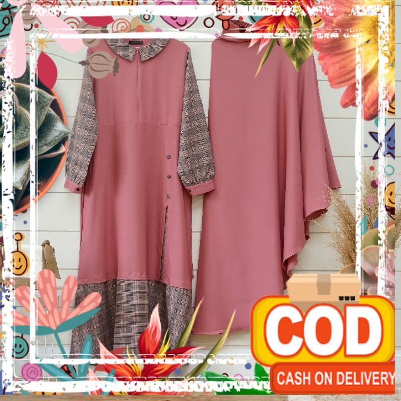 GAMIS SYAR'I MURAH - Gamis saja / ijo muda tua