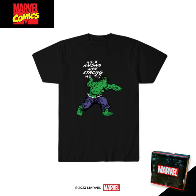 Marvel Comics Tshirt Kaos Pria Marvel Comics Hulk MCS13