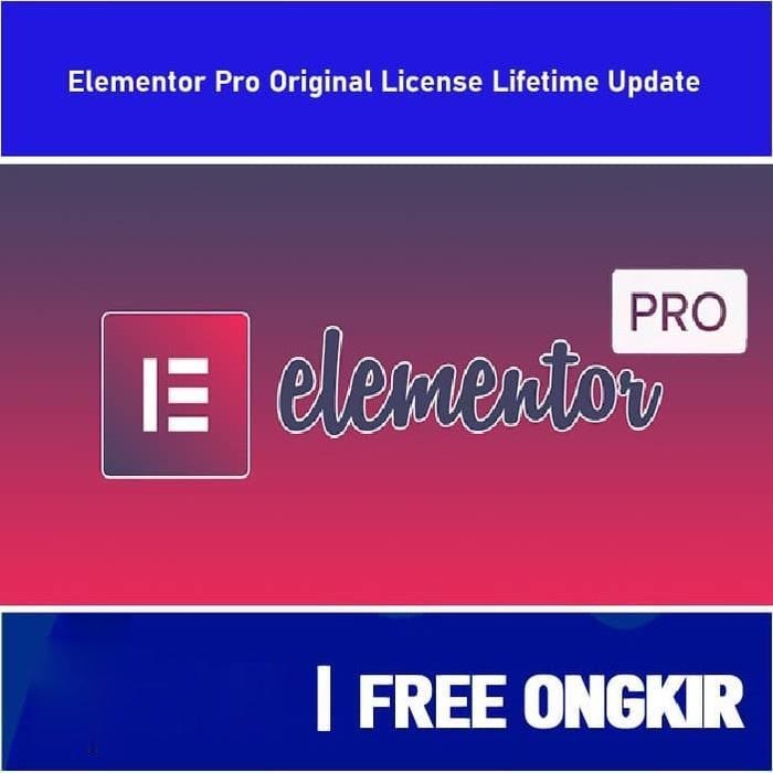 Elementor Pro Original License Lifetime Update