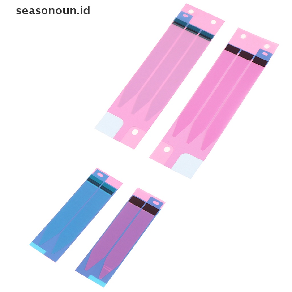 Seasonoun 10pcs Stiker Perekat Universal Mudah Ditarik Strip Tape Tanpa Jejak  .