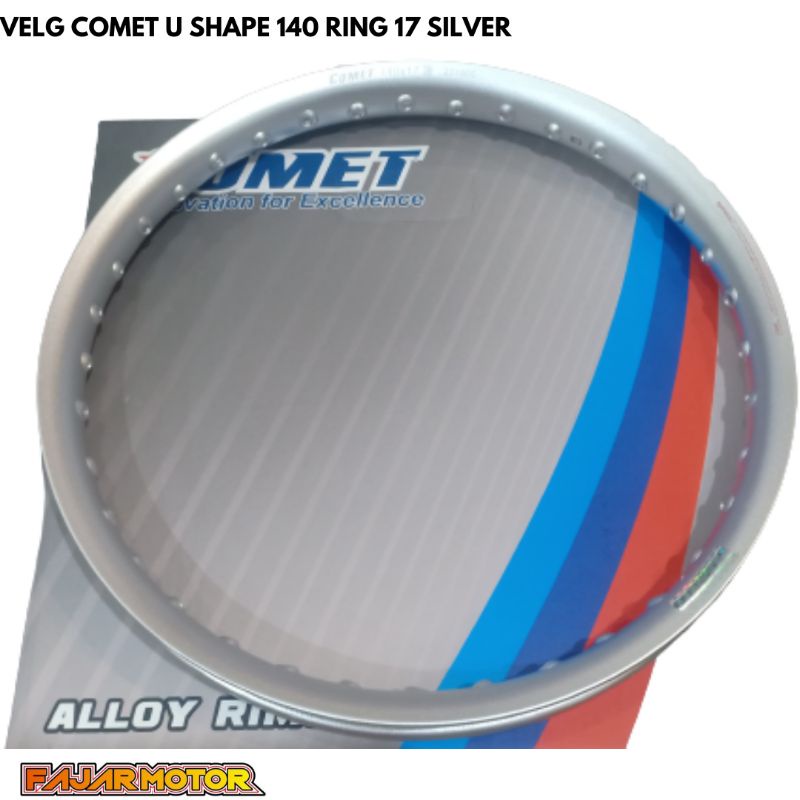 COMET RIM VELG TERMURAH USHAPE SETENGAH LINGKARAN 140 RING 17 SILVER BLACK GOLD 160 GOLD ORIGINAL