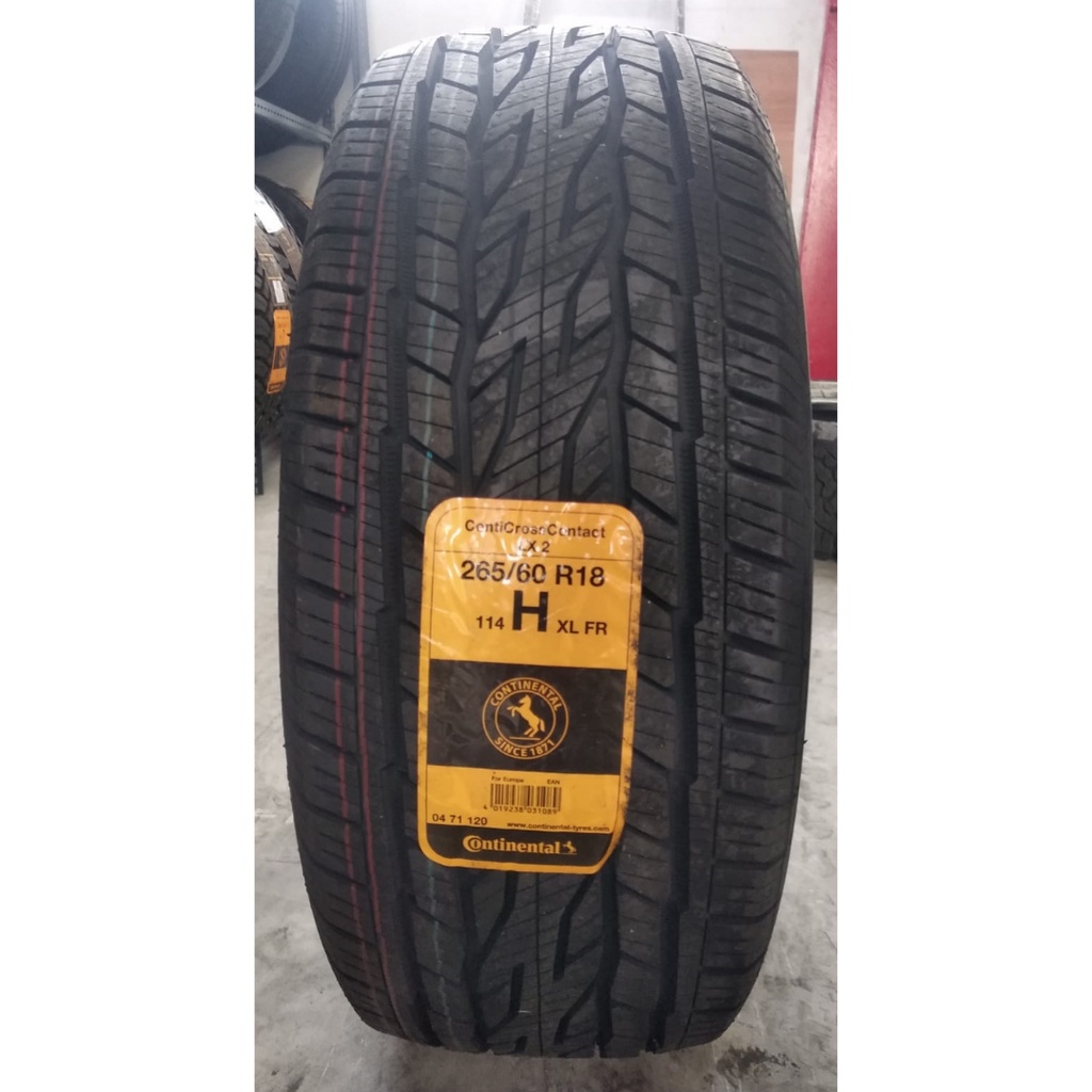 Continental ContiCrossContact LX2 265/60 R18 Ban Mobil Fortuner Pajero Ford Ranger New