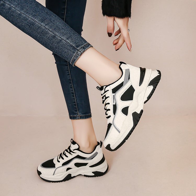 TOPGROSIR&quot;FREE BOX&quot; LV0218 Sepatu Sneakers Wanita Sport Import Ala Korean Trend Kekinian Quality Premium -