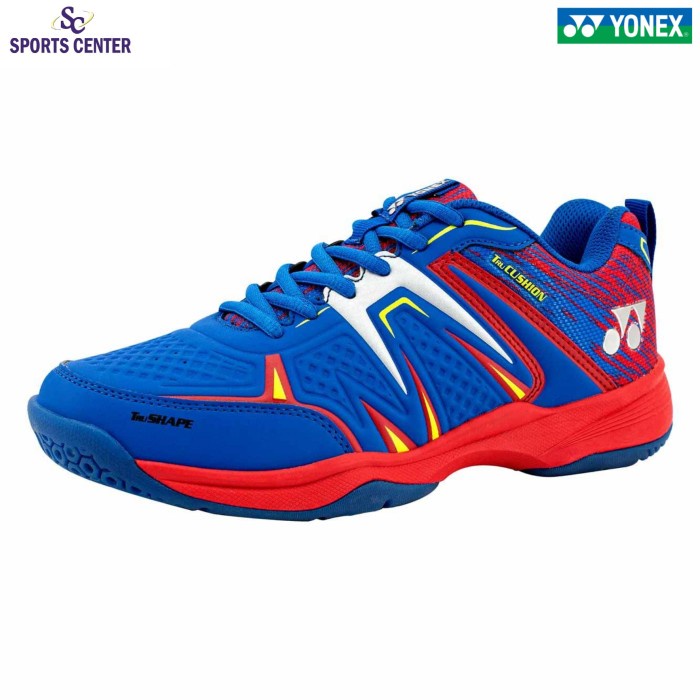 {MentariStore} New Sepatu Badminton Yonex Tokyo II / 2 Blue / Fiery / Silver - 40 Diskon