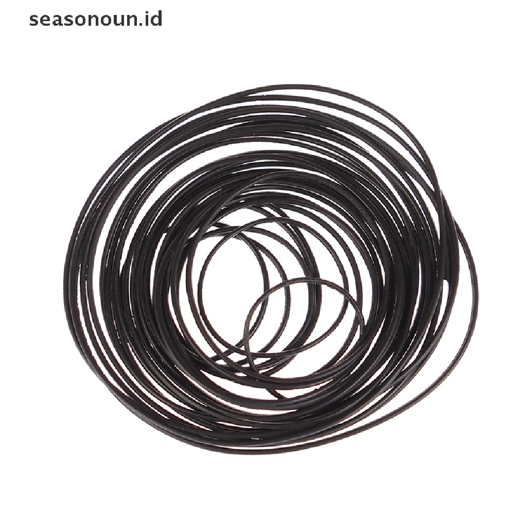 Seasonoun 1Pack 0.5/0.6/0.7/0.8MM Watch O-Ring Gasket Penutup Belakang Jam Tangan Karet Anti Air.