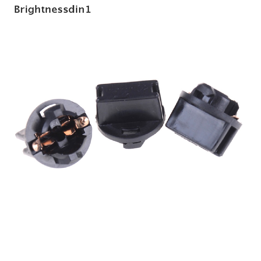 [Brightnessdin1] 10pcs T10 W5W 168192 194 Wedge Instrumen Panel Dash Light Base Socket Butik